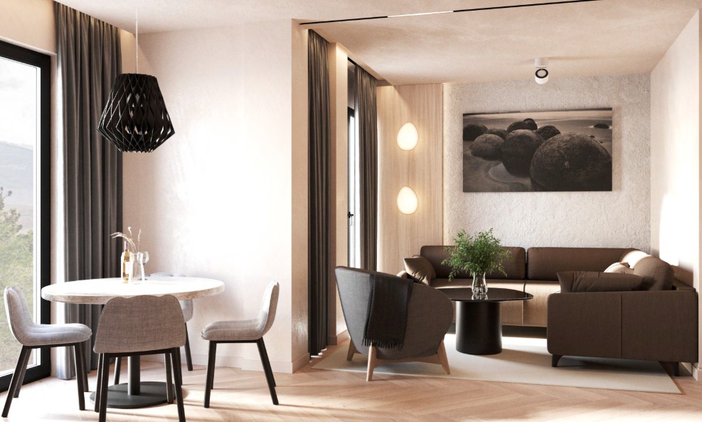 An apartment under construction in Kolašin is for sale in an excellent location near the city center.
